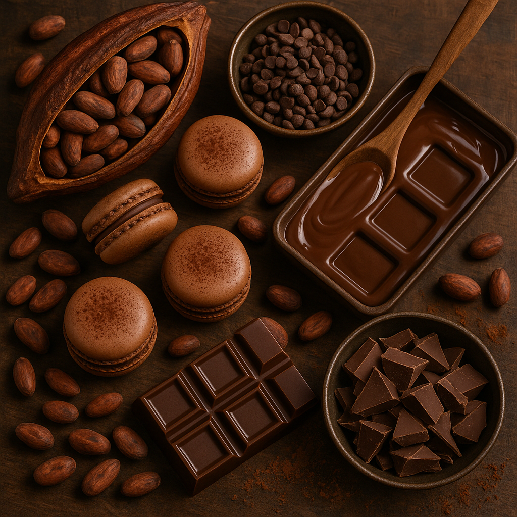 Belgian Chocolate and Macarons